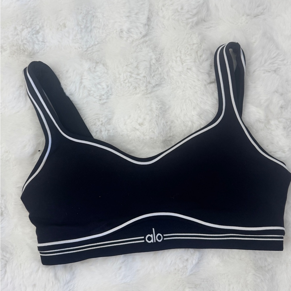 Alo yoga Airbrush heart throb bra Size M
